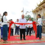 ឯកឧត្តមឧបនាយករដ្ឋមន្ត្រី ហ៊ុន ម៉ានី អញ្ជើញសម្ពោធសមិទ្ធផល នៅវត្តសិរីសោភា ហៅអង្គតាម៉ិញ