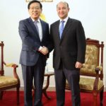 ឯកឧត្តម ហ៊ុន ម៉ានី ឧបនាយករដ្ឋមន្ត្រី រដ្ឋមន្ត្រីក្រសួងមុខងារសាធារណៈ បានទទួលជួបសំណេះសំណាល និងការជម្រាបលាពីឯកឧត្តម វ៉ាង វិនធាន ឯកអគ្គរដ្ឋទូតនៃសាធារណរដ្ឋប្រជាមានិតចិនប្រចាំព្រះរាជាណាចក្រកម្ពុជា