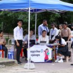 ទស្សនាទិដ្ឋភាពទូទៅនៅក្នុងមណ្ឌលប្រឡងប្រជែងជ្រើសរើសគ្រូបង្រៀននៅបឋមសិក្សា ដែលស្ថិតក្នុងបរិវេណសាកលវិទ្យាល័យភូមិន្ទភ្នំពេញ