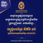 តើអ្នកដឹងទេ? បេក្ខជនប្រឡងជាប់ជាស្ថាពរ ជាស្រ្តីចំនួន ៨៧៦នាក់ (ក្នុងចំណោមបេក្ខជនសរុបចំនួន ១,៣៤៧នាក់) នៃការប្រឡងប្រជែងជ្រើសរើសគ្រូបង្រៀននៅបឋមសិក្សា